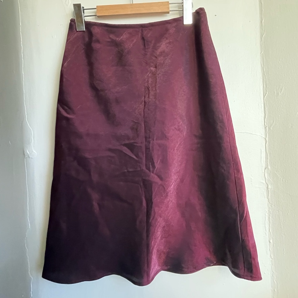 90s burgundy ♥️maroon iridescent skirt